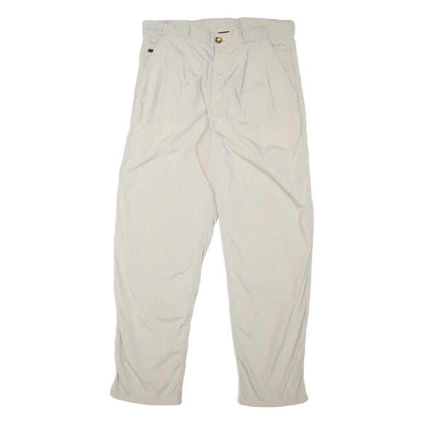 THE NORTH FACE Mens Regular Fit Beige Polyester Blend Trousers W33 L31 Comfort