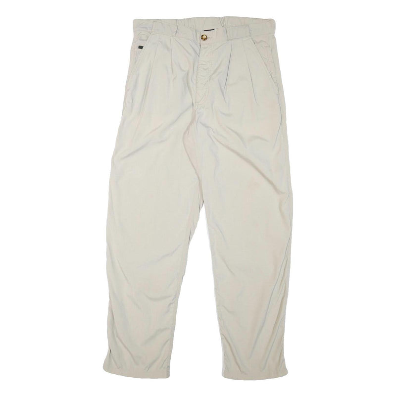 THE NORTH FACE Mens Regular Fit Beige Polyester Blend Trousers W33 L31 Comfort