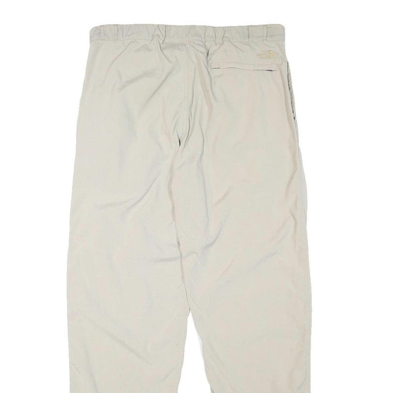 THE NORTH FACE Mens Regular Fit Beige Polyester Blend Trousers W33 L31 Comfort
