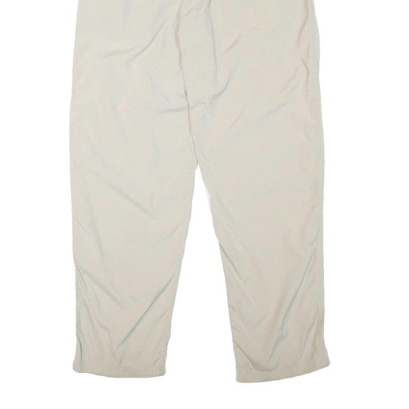 THE NORTH FACE Mens Regular Fit Beige Polyester Blend Trousers W33 L31 Comfort