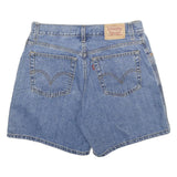 LEVI'S Womens Denim Blue Casual Shorts UK 10 W30 Classic Fit Cotton
