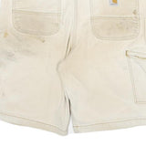 CARHARTT Mens Shorts Beige XL W34 Cotton Blend Casual Workwear Utility