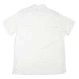 NAUTICA Mens White Linen Shirt XL Casual Lightweight Summer Button-Up