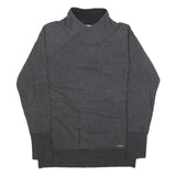 CALVIN KLEIN PERFORMANCE Womens Grey Crew Neck L Cotton Blend Sweatshirt