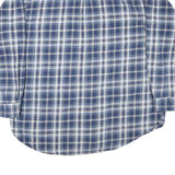 FIELD & STREAM Mens Blue & White Check Shirt XL Casual Cotton Blend Button-Up