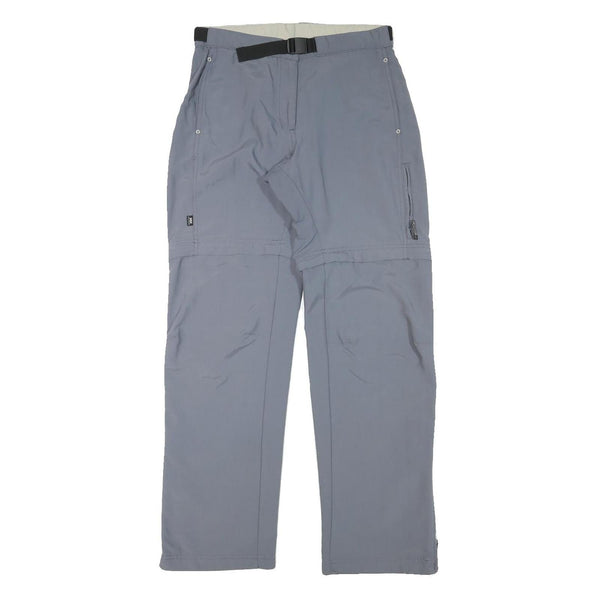 HELLY HANSEN Womens Grey Polyester Blend Regular Fit Straight Leg Trousers W28