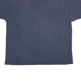 CARHARTT Mens Blue Henley 2XL Short Sleeve Cotton Pocket Work T-Shirt