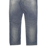 TOMMY HILFIGER Mens Jeans Blue Slim Straight Denim Medium W32 L28 Casual Zip