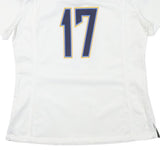 NIKE Womens White Chargers 17 Sports Football T-Shirt M Short Sleeve V-Neck