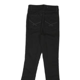 U.S. POLO ASSN Womens Regular Black Skinny Denim Dark W24 L28 Zip Cotton Blend