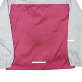 KIDZ Girls Grey & Pink Button Jacket M Polyester Plain Children's Lightweight