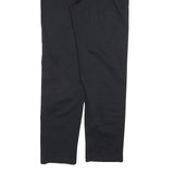 RIDERS Mens Cotton Blend Black Regular Fit Straight Leg Trousers W32 L34 Casual