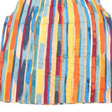 MONSOON Womens Multicolour Striped Sleeveless Round Neck Top L Summer Boho