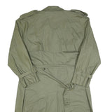 YVES SAINT LAURENT Mens Green Cotton Trench Jacket L Woven Classic Fashion