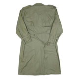 YVES SAINT LAURENT Mens Green Cotton Trench Jacket L Woven Classic Fashion