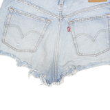 LEVI'S Womens Denim Blue Casual Cut-Off Shorts Size S W27 Distressed