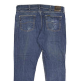 LEE Mens Jeans Blue Regular Straight Denim Medium W38 L29 Classic Fit Zip