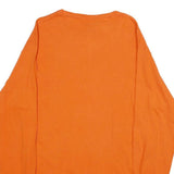 CHAMPION Mens Orange Heartland Graphic Long Sleeve Crew Neck T-Shirt L Casual