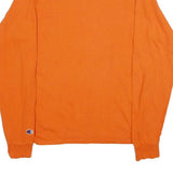 CHAMPION Mens Orange Heartland Graphic Long Sleeve Crew Neck T-Shirt L Casual