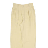 COMMA Womens Beige Relaxed Tapered Trousers W26 L28 Lightweight Fashion