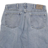 WRANGLER Mens Denim Blue Cotton Blend Casual Shorts XL W34 Relaxed Fit