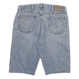 WRANGLER Mens Denim Blue Cotton Blend Casual Shorts XL W34 Relaxed Fit