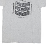 LEVI'S Mens Grey Graphic T-Shirt M Short Sleeve Crew Neck Cotton Blend Casual