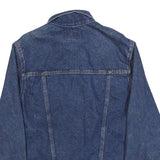 LEVI'S Womens Blue Denim Jacket M Cotton Button Plain Classic Fit Western Style