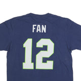 NFL Mens Blue Seattle Seahawks 12 Graphic T-Shirt XL Short Sleeve Crew Neck