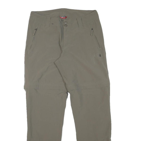 THE NORTH FACE Mens Polyester Blend Beige Regular Zip Trousers W31 L31 Outdoor
