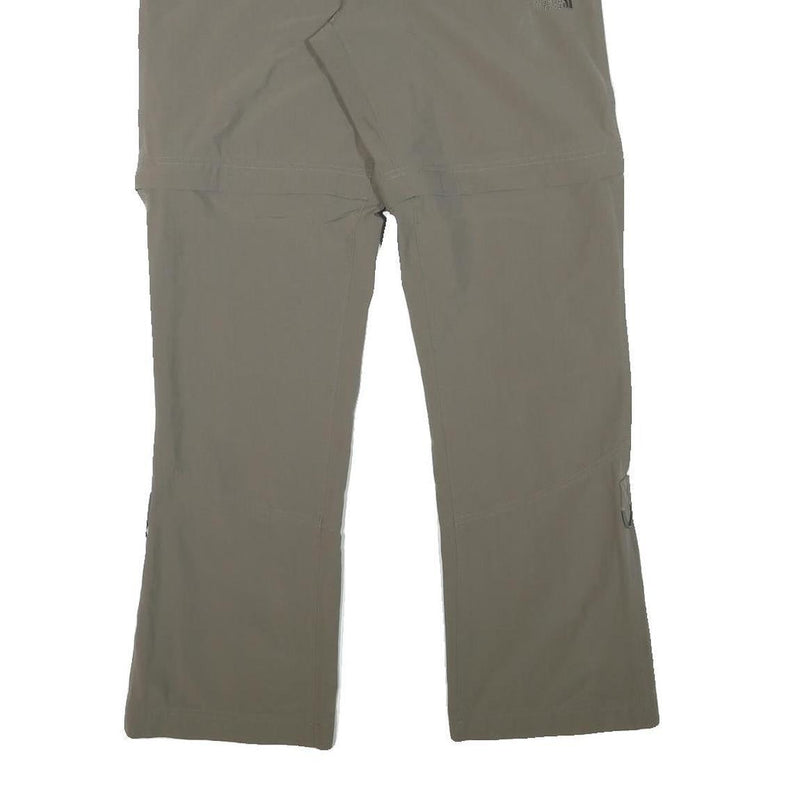 THE NORTH FACE Mens Polyester Blend Beige Regular Zip Trousers W31 L31 Outdoor