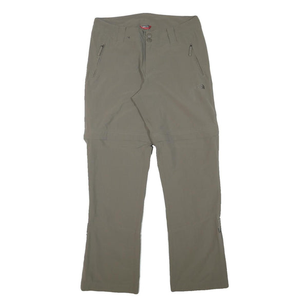 THE NORTH FACE Mens Polyester Blend Beige Regular Zip Trousers W31 L31 Outdoor
