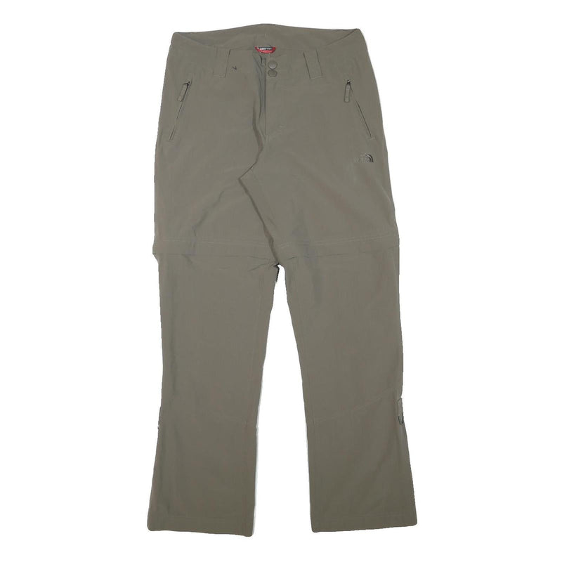 THE NORTH FACE Mens Polyester Blend Beige Regular Zip Trousers W31 L31 Outdoor