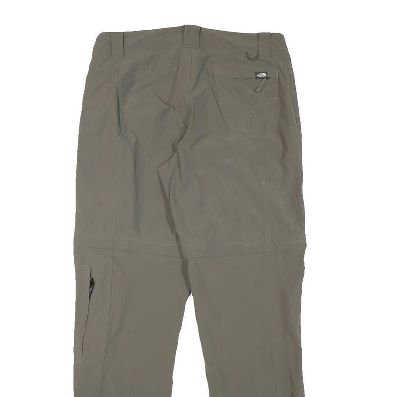 THE NORTH FACE Mens Polyester Blend Beige Regular Zip Trousers W31 L31 Outdoor