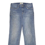 CARHARTT Womens Classic Blue Denim Straight Leg Jeans Cotton Blend W30 L30 Zip