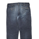 DICKIES Mens Regular Fit Blue Denim Jeans W36 L29 Zip Cotton Blend Workwear
