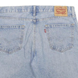 LEVI'S Mens Shorts Blue Denim Cut-Off L W36 Classic Cotton Casual