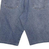 WRANGLER Mens Denim Blue Casual Shorts 2XL W36 Cotton Blend Classic Fit