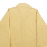 VANDERBILT Mens Yellow Casual Shirt XXS Lightweight Polyester Blend