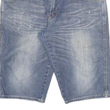 BLUE TRIP Mens Denim Blue Casual Shorts 3XL W38 Cotton Blend Stylish Pocket