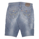 BLUE TRIP Mens Denim Blue Casual Shorts 3XL W38 Cotton Blend Stylish Pocket