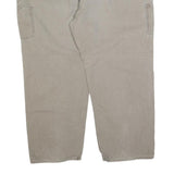 CARHARTT Mens Cotton Blend Beige Regular Fit Straight Leg Trousers W48 L29