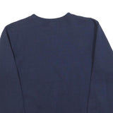 SOFFE Womens Navy Navy Girlfriend Crew Neck Sweatshirt S Cotton Blend Pullover