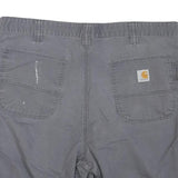 CARHARTT Mens Shorts Grey Relaxed Fit Cargo XL W40 Workwear Utility Durable