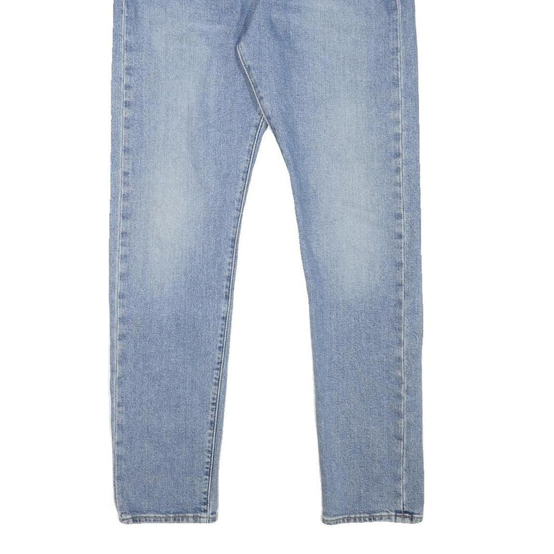 LEVI'S 512 Mens Slim Jeans Blue Denim Light W32 L29 Zip Cotton Blend