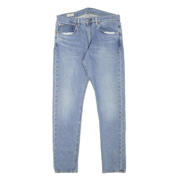 LEVI'S 512 Mens Slim Jeans Blue Denim Light W32 L29 Zip Cotton Blend