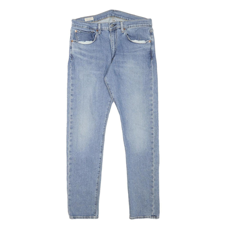 LEVI'S 512 Mens Slim Jeans Blue Denim Light W32 L29 Zip Cotton Blend