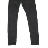 LEVI'S Womens Slim 512 Bootcut Denim Black Jeans Cotton Blend W28 L28 Classic