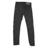 LEVI'S Womens Slim 512 Bootcut Denim Black Jeans Cotton Blend W28 L28 Classic
