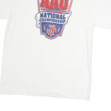 DELTA Mens White AAU National Championship Graphic T-Shirt XL Short Sleeve Crew